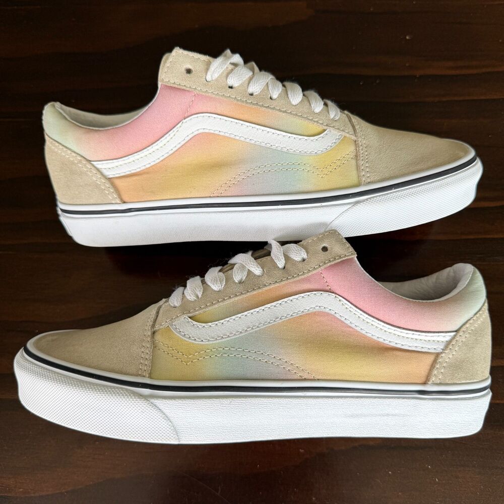 Vans Old Skool Aura Shift Multicolor Sneaker Women's Size 8 Men's Size 6.5 - Picture 6 of 11